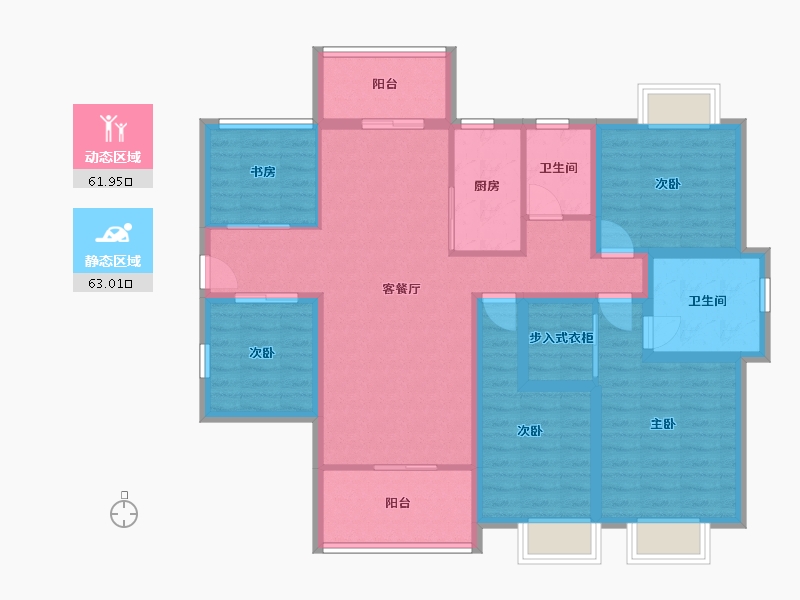 广东省-深圳市-光明大第-110.65-户型库-动静分区