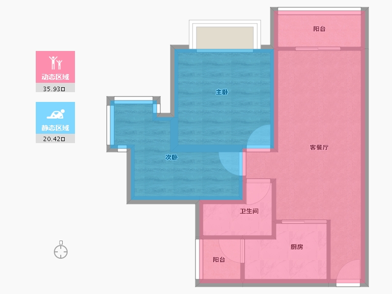 广东省-深圳市-美景花园-49.18-户型库-动静分区