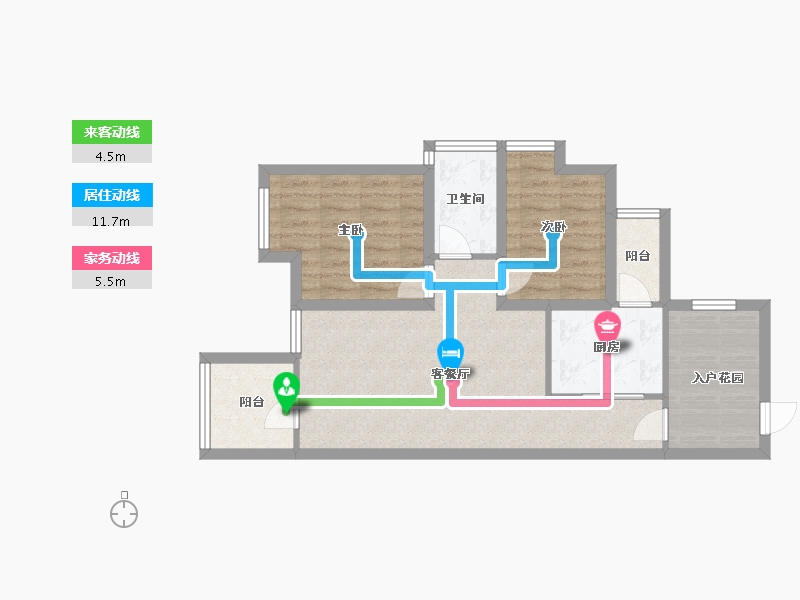 广东省-深圳市-深房传麒山-68.66-户型库-动静线