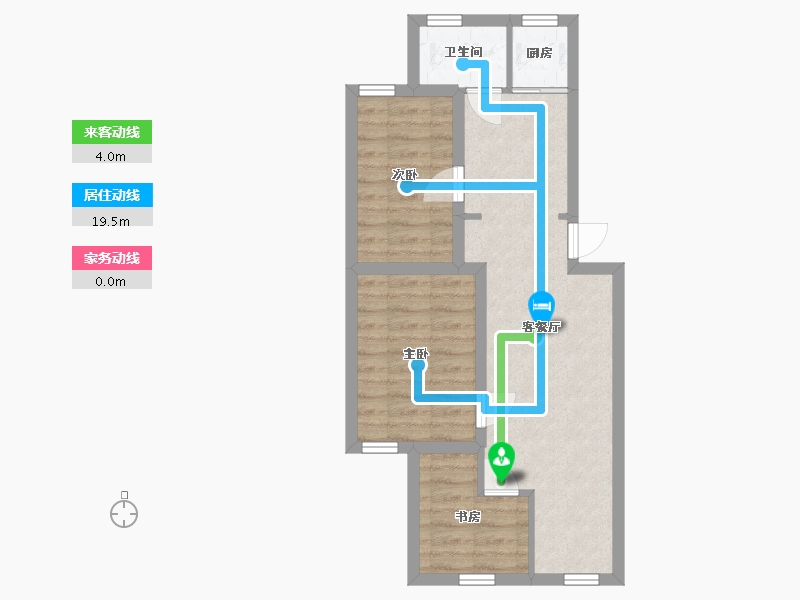 广东省-深圳市-建业南区(建业小区南区)-55.55-户型库-动静线