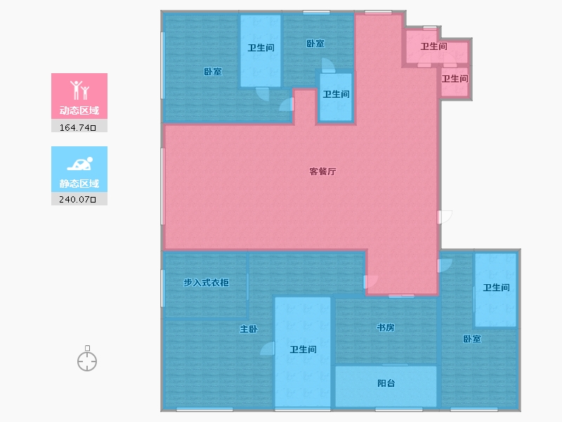 广东省-深圳市-深业上城-376.00-户型库-动静分区