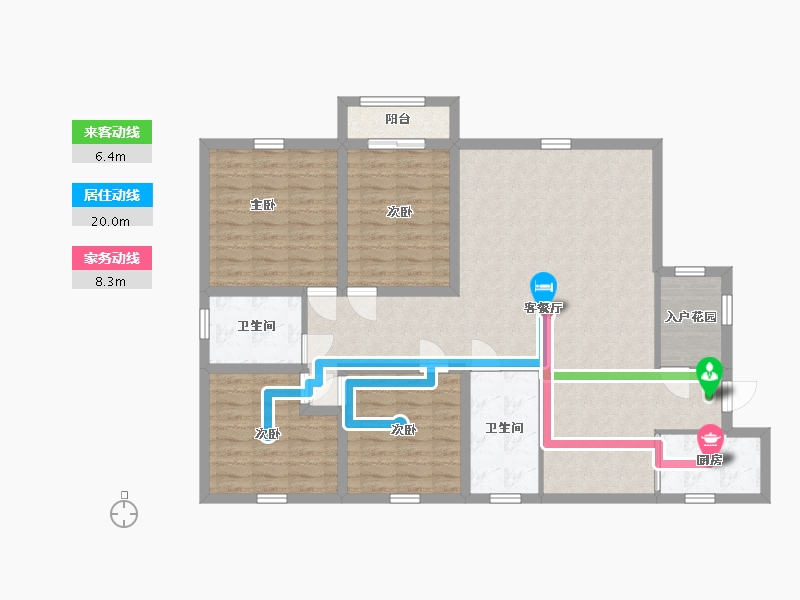 广东省-深圳市-金地香蜜山-115.76-户型库-动静线