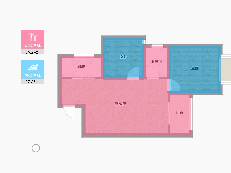 广东省-深圳市-碧馨苑-47.90-户型库-动静分区