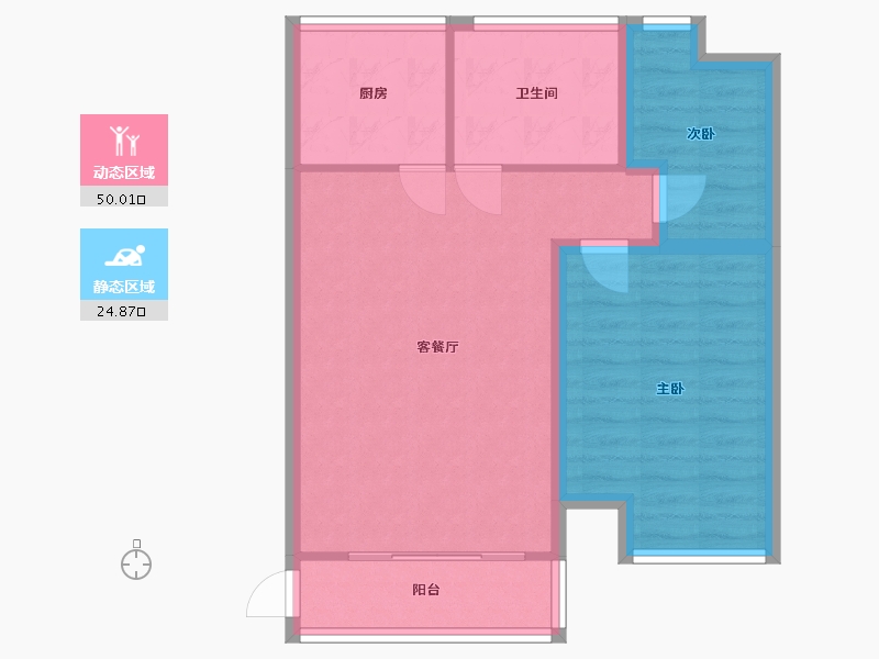 广东省-深圳市-碧华庭居-67.31-户型库-动静分区