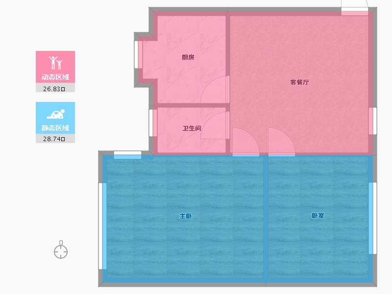 四川省-成都市-战旗6号院-46.12-户型库-动静分区