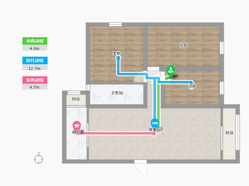 广东省-深圳市-颐林雅院-70.05-户型库-动静线