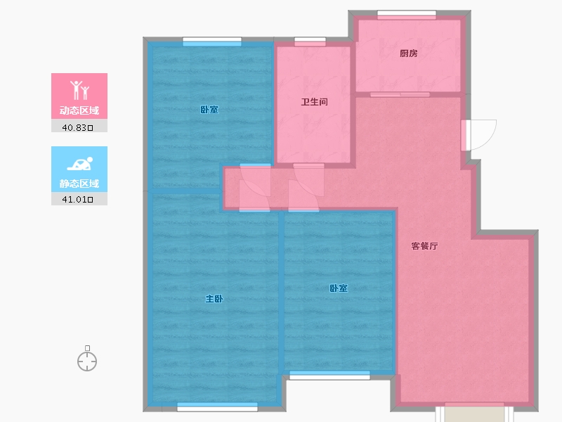 河北省-秦皇岛市-兴桐鑫城-79.76-户型库-动静分区