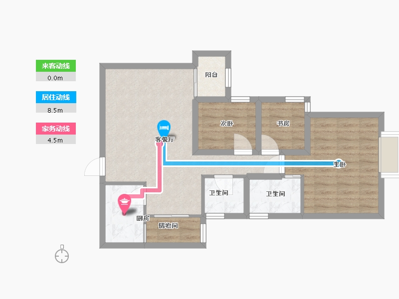 广东省-深圳市-星河雅居-62.62-户型库-动静线