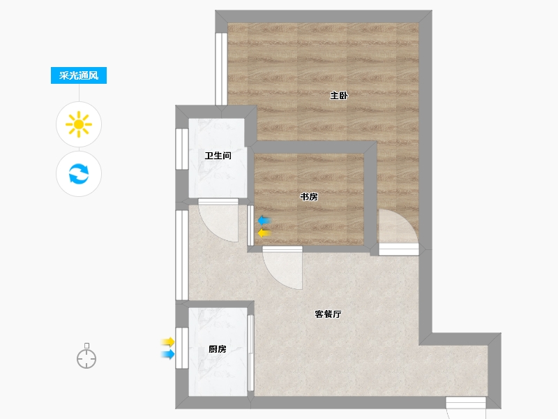 广东省-深圳市-梅安居-31.54-户型库-采光通风