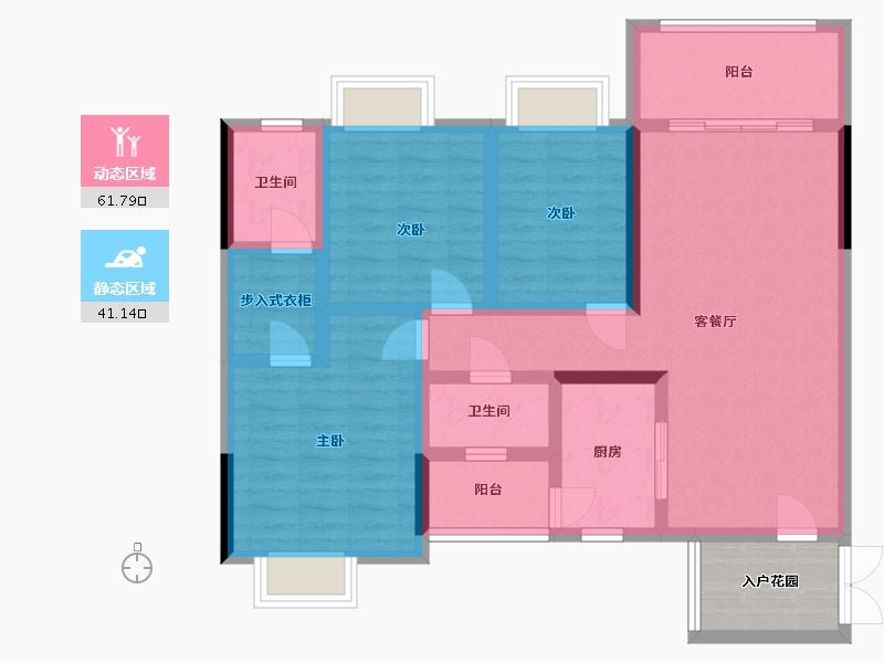 湖南省-衡阳市-星美新外滩-99.20-户型库-动静分区