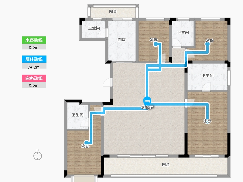 浙江省-宁波市-江上印-168.00-户型库-动静线