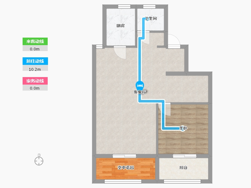 浙江省-绍兴市-会稽云庐-128.00-户型库-动静线