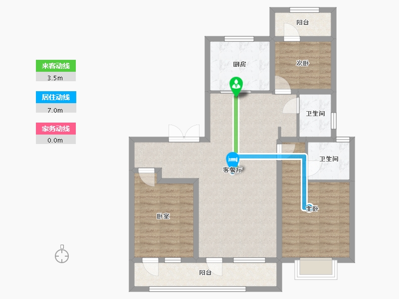 山东省-济宁市-瑞马禧悦-95.32-户型库-动静线