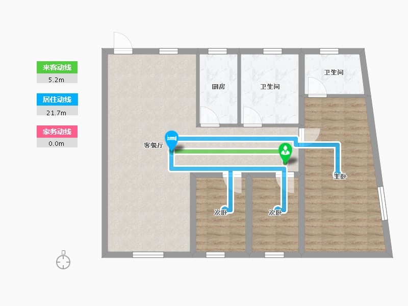 广东省-深圳市-华强花园-88.19-户型库-动静线