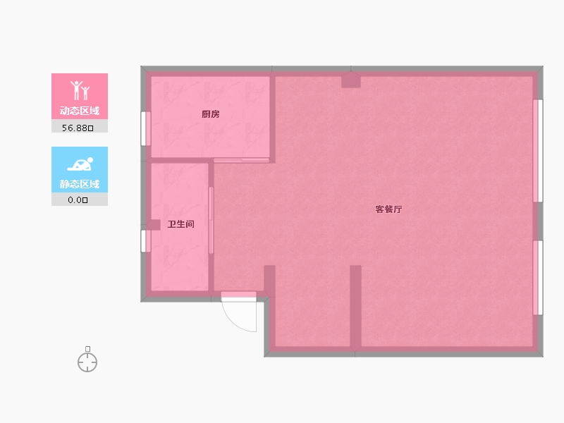 辽宁省-铁岭市-常青郡小区-135.00-户型库-动静分区