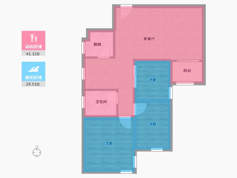 广东省-深圳市-全海花园-59.34-户型库-动静分区