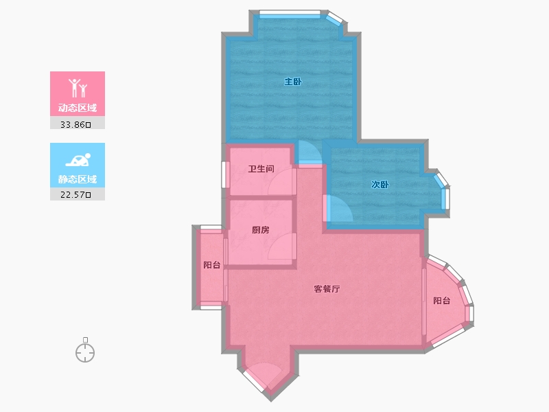 广东省-深圳市-星河雅居-49.51-户型库-动静分区