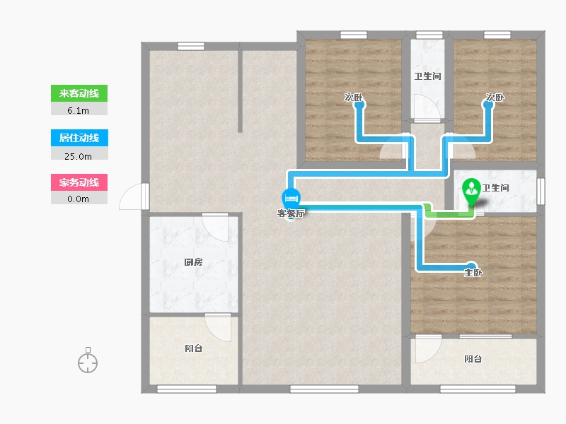 广东省-深圳市-金地香蜜山-110.09-户型库-动静线