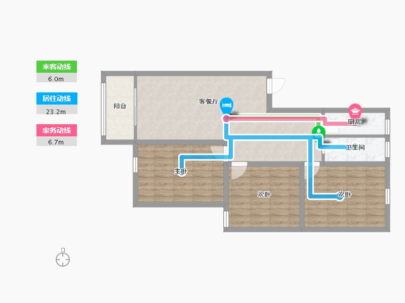 广东省-深圳市-裕林花园-79.69-户型库-动静线