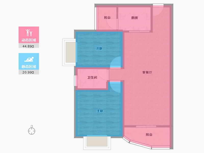 广东省-深圳市-高正豪景-58.17-户型库-动静分区