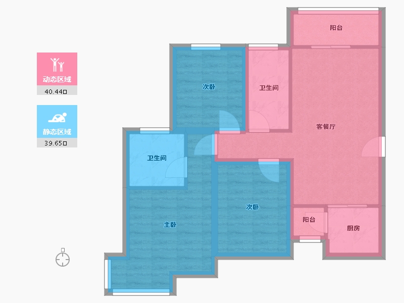 广东省-深圳市-新地中央-70.60-户型库-动静分区