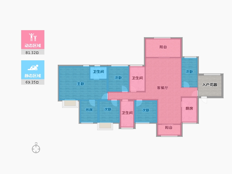 广东省-深圳市-深房传麒山-143.28-户型库-动静分区