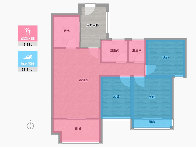 广东省-深圳市-光明大第-67.09-户型库-动静分区