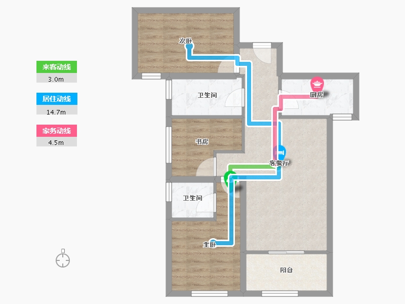 广东省-深圳市-光明1号-68.31-户型库-动静线