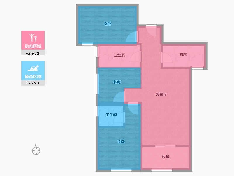 广东省-深圳市-光明1号-68.31-户型库-动静分区