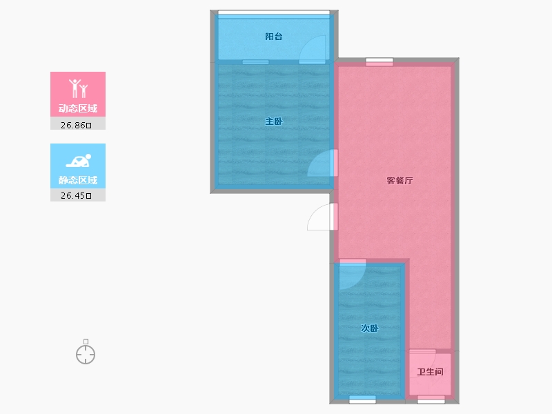 广东省-深圳市-清怡花园-46.94-户型库-动静分区