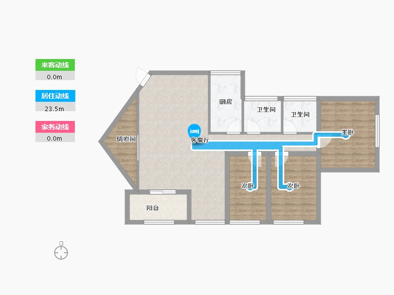 广东省-深圳市-百花公寓二期-92.80-户型库-动静线