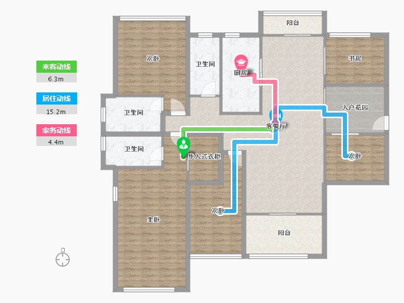 广东省-深圳市-光明大第-162.05-户型库-动静线