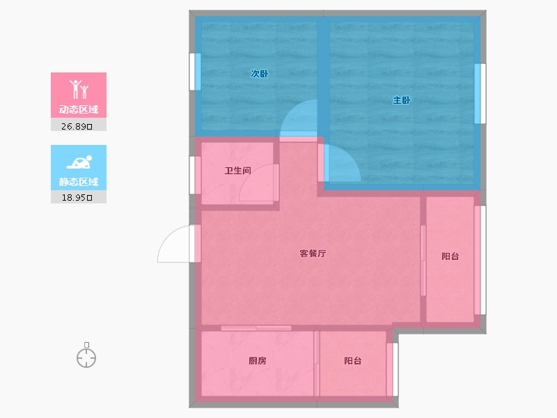 广东省-深圳市-城投福滨苑-40.20-户型库-动静分区