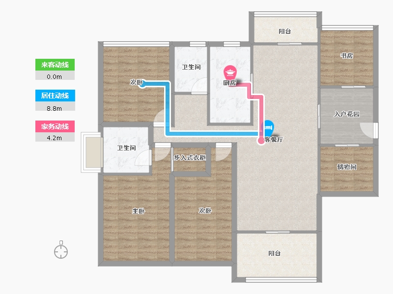 广东省-深圳市-光明大第-131.95-户型库-动静线