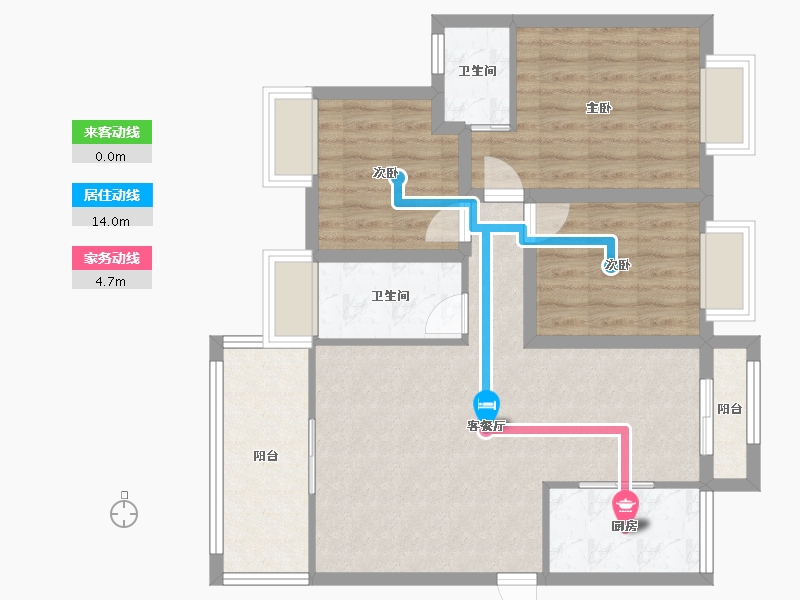 广东省-深圳市-融域名城-84.78-户型库-动静线