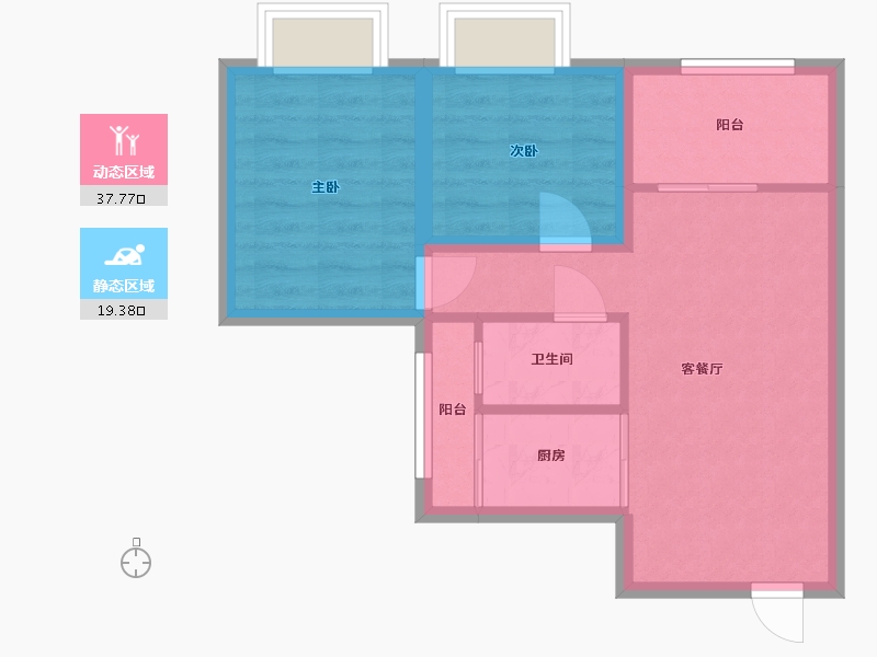 广东省-深圳市-阳光城市-50.51-户型库-动静分区