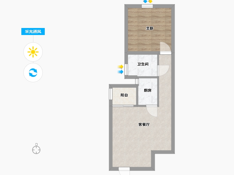 广东省-深圳市-华府馨居-37.07-户型库-采光通风