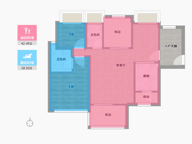 广东省-深圳市-高正豪景-59.08-户型库-动静分区