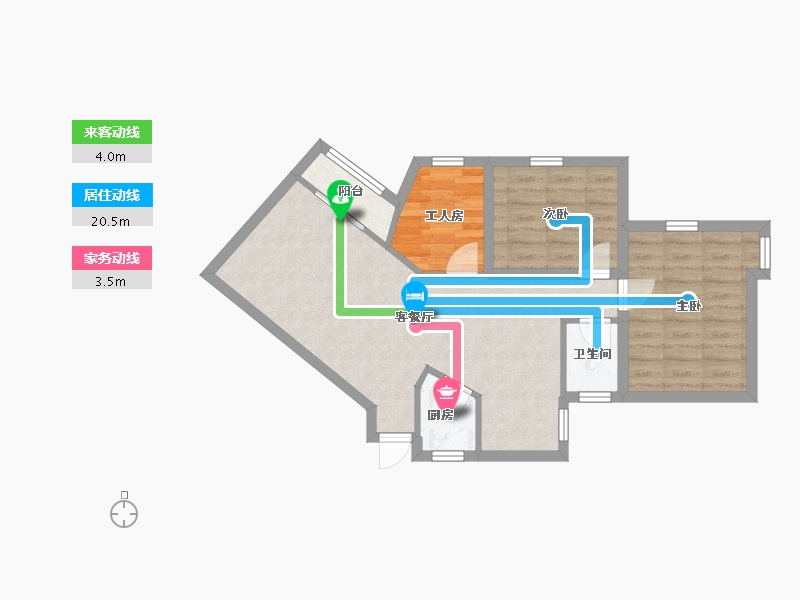 广东省-深圳市-星河雅居-62.15-户型库-动静线