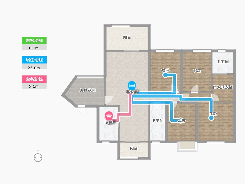 广东省-深圳市-深房传麒山-130.89-户型库-动静线