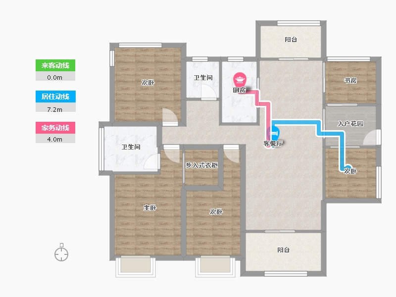 广东省-深圳市-光明大第-124.62-户型库-动静线