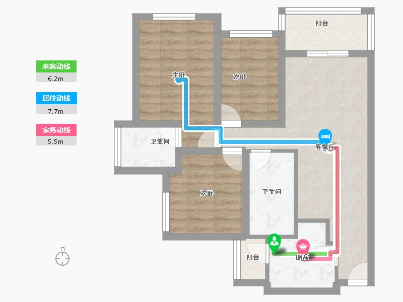 广东省-深圳市-光明大第-63.68-户型库-动静线