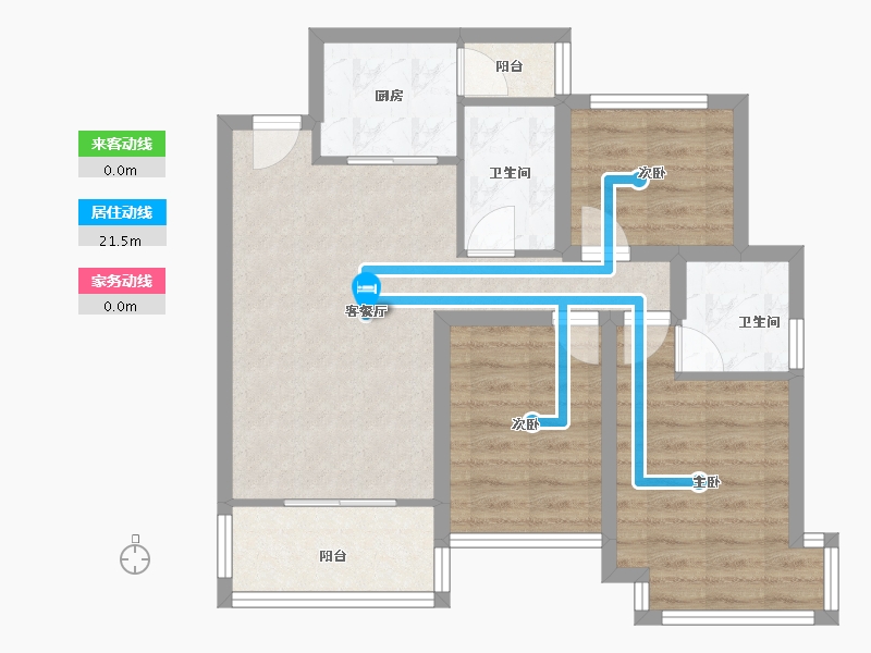 广东省-深圳市-新地中央-68.29-户型库-动静线