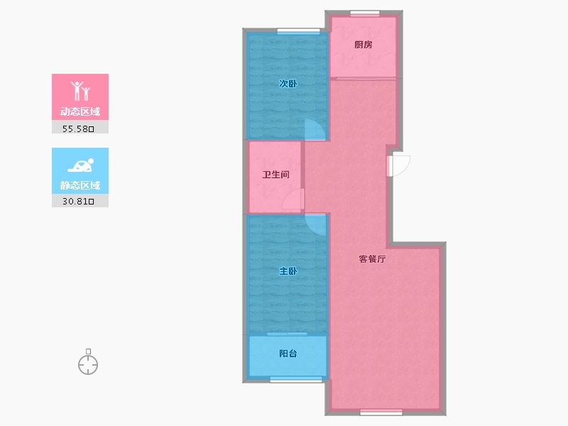 河北省-保定市-紫横家园-东区-83.20-户型库-动静分区