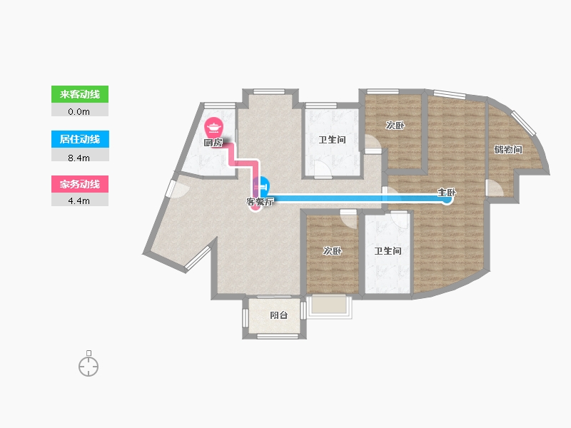 广东省-深圳市-中城天邑花园-112.31-户型库-动静线