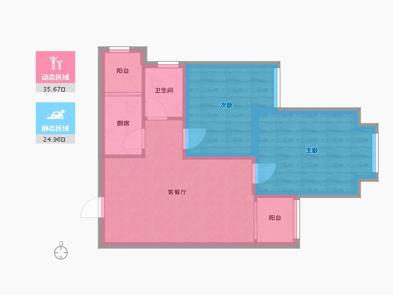 广东省-深圳市-融域名城-53.64-户型库-动静分区