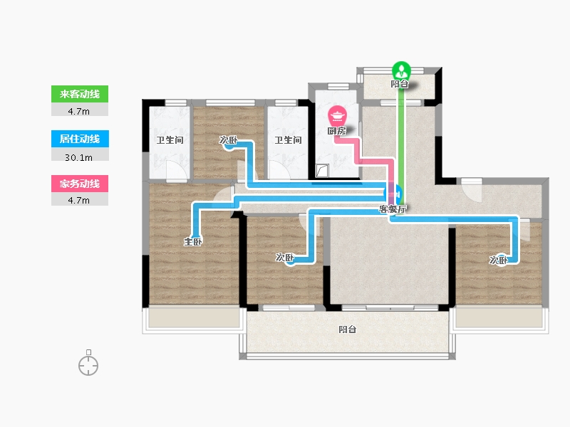 河南省-商丘市-碧桂园-112.18-户型库-动静线