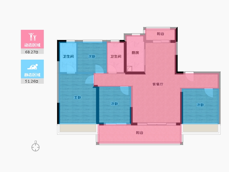 河南省-商丘市-碧桂园-112.18-户型库-动静分区