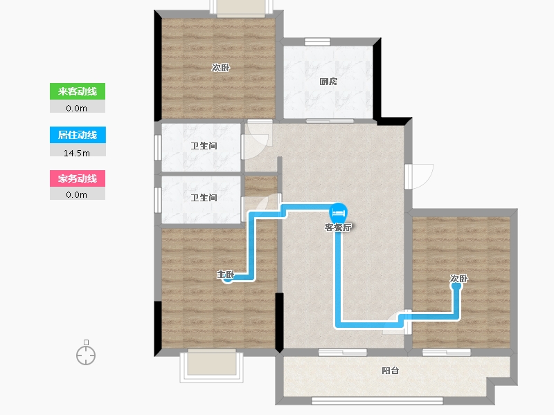 江西省-抚州市-广昌碧桂园-94.91-户型库-动静线