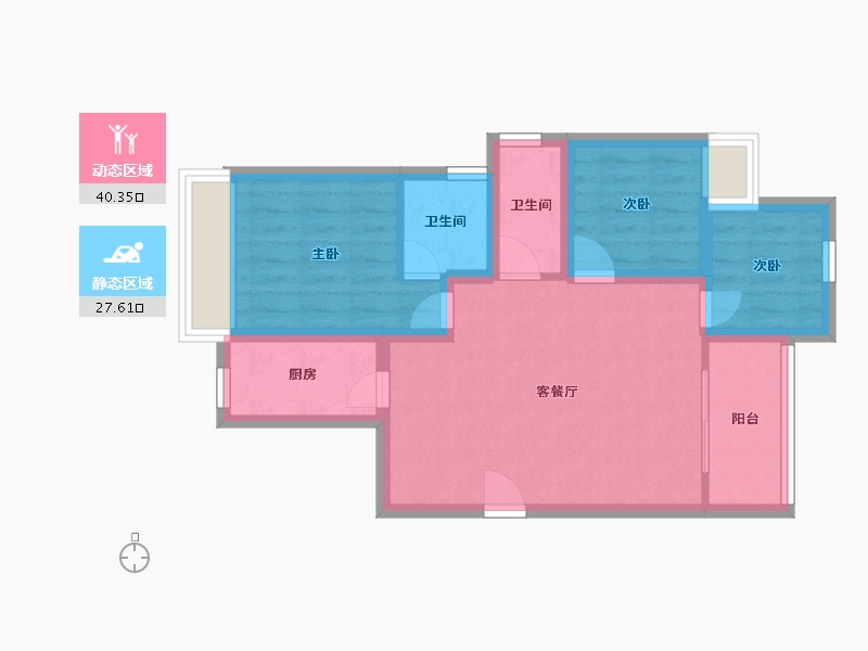 广东省-深圳市-光明1号-59.67-户型库-动静分区